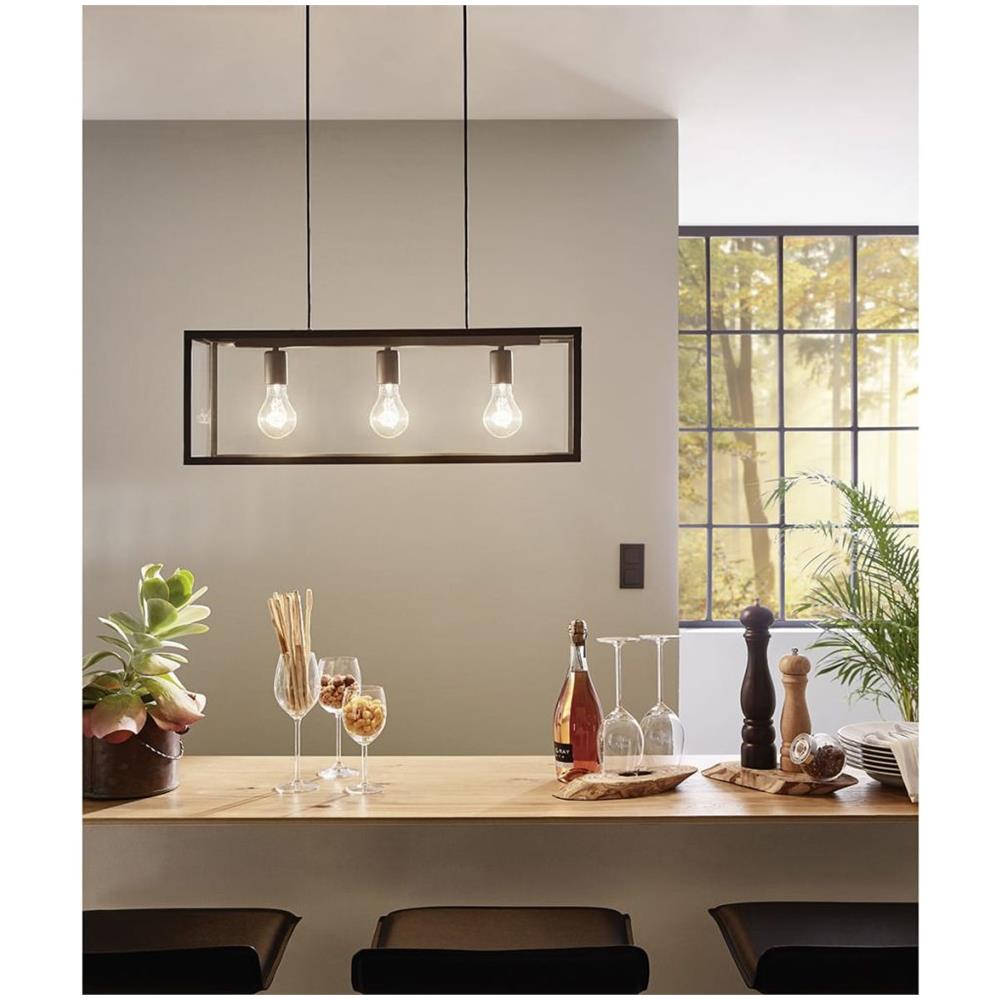 Lampadario Da Soffitto Charterhouse Nero 49393 - Foto 2
