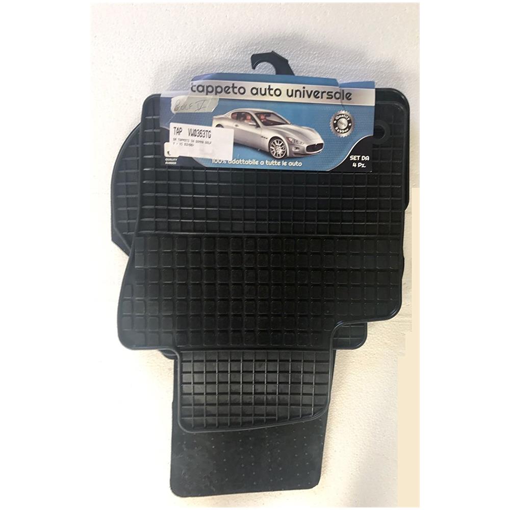 Sr Tappeti In Gomma Golf V - Vi 03>08> 4 Fix Ovali - Foto 1