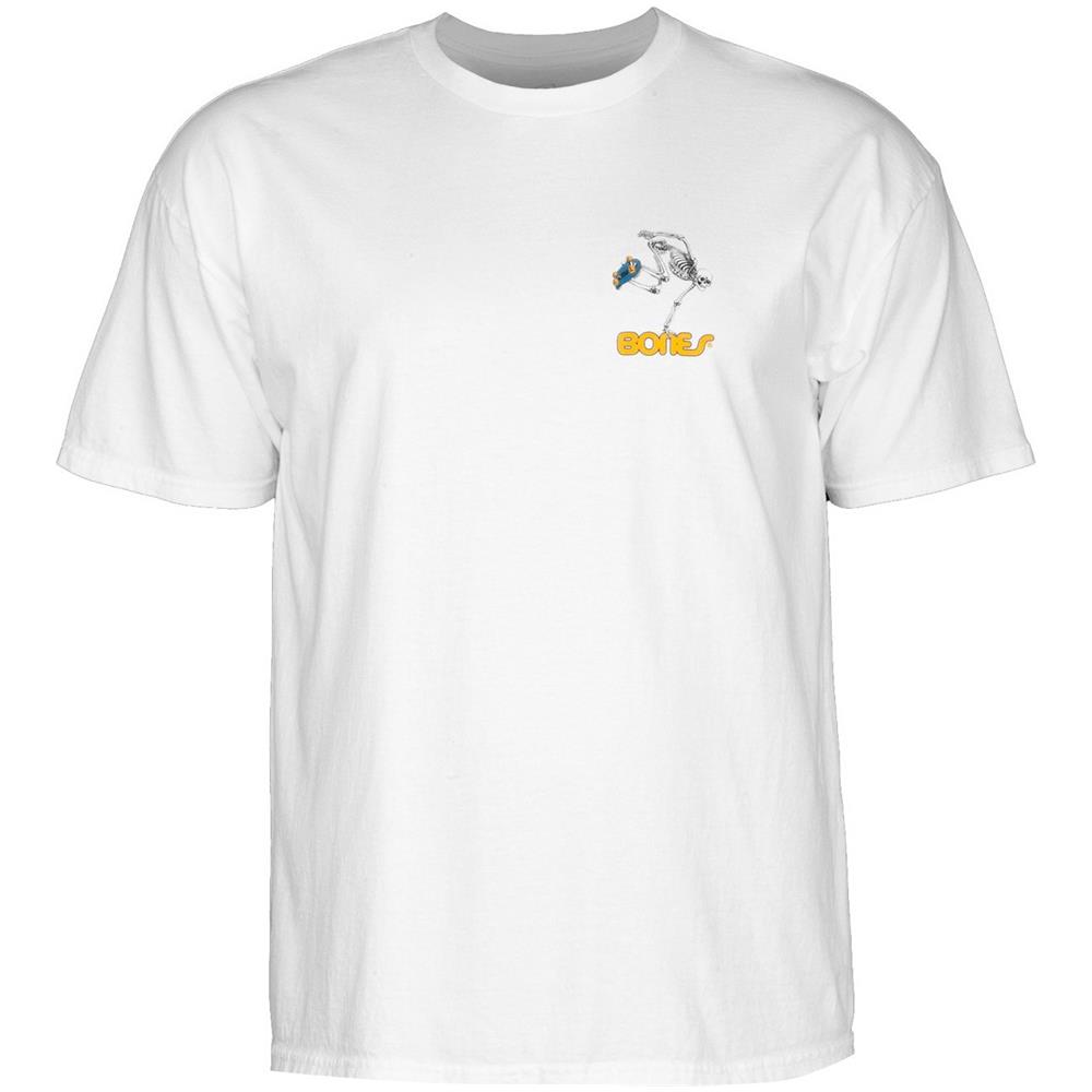 T-shirt Skateboard Skeleton Bianco (m, Bianco) - Foto 3