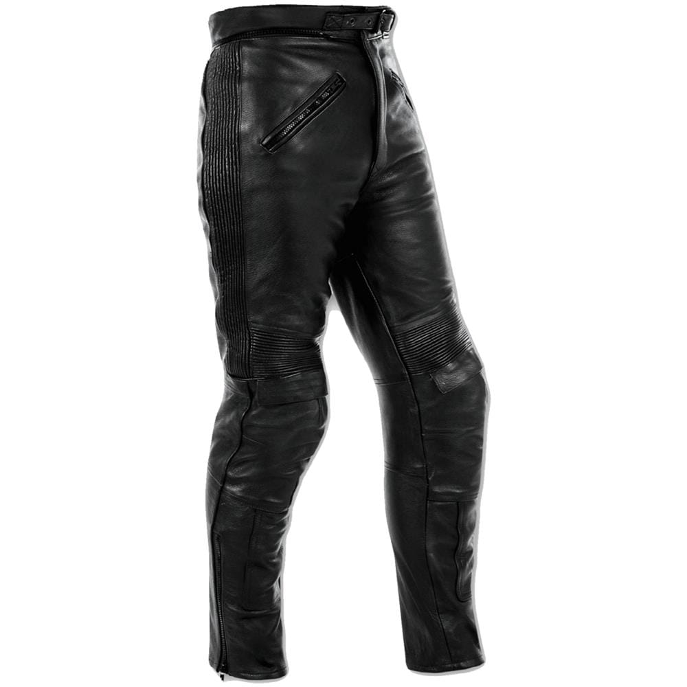 Pantaloni Pelle Moto Sport Touring Custom Protezioni Omologate Ce Man 32 - Foto 1