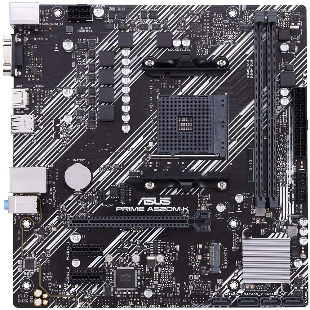 Scheda Madre Prime A520M-K Socket AM4 Chipset A520 Micro ATX - Foto 2