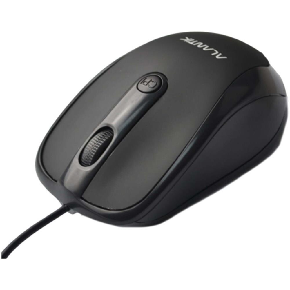 Mouse Cablato Usb Con Filo Nero Plug And Play Windows Mac 1600dpi Universale - Foto 2