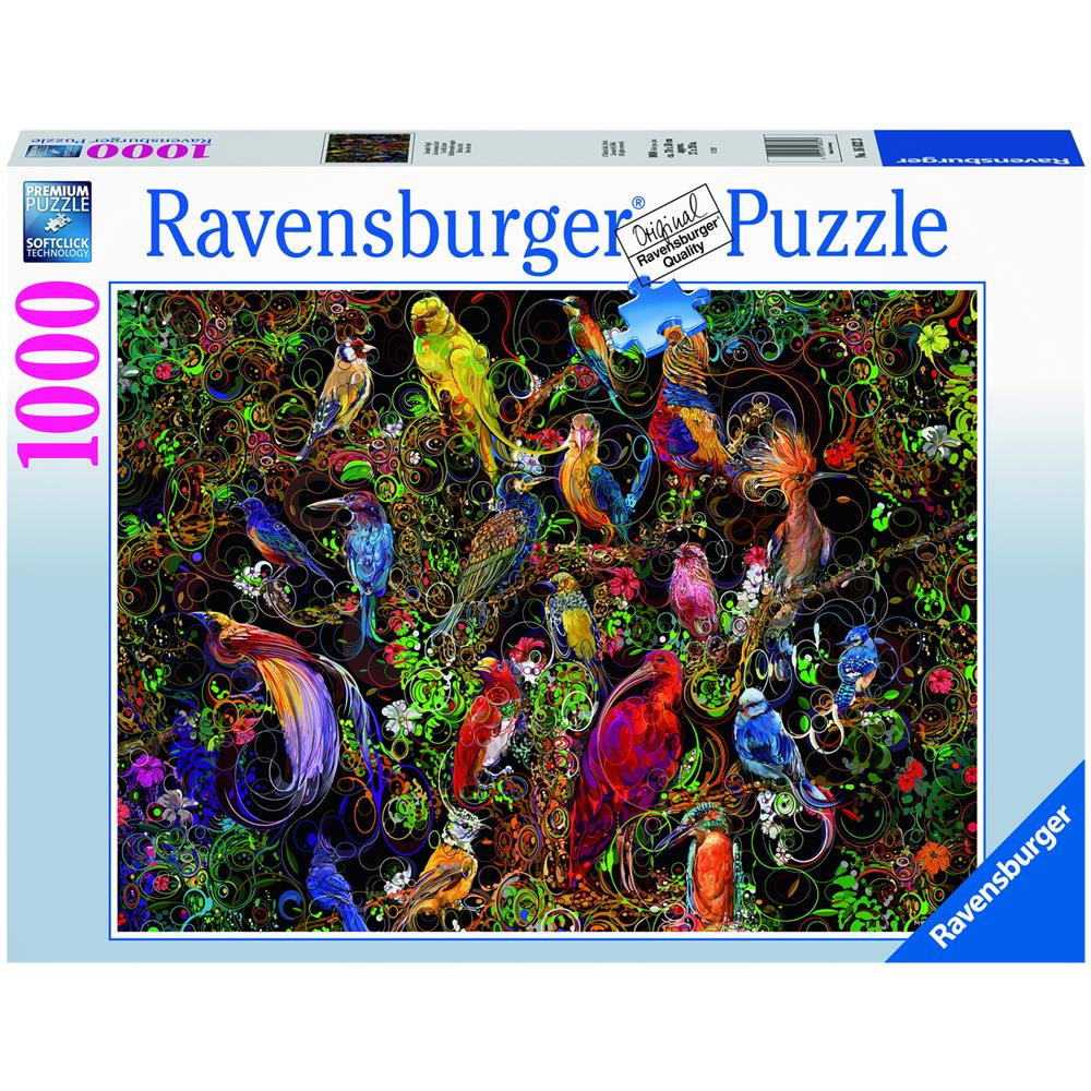 Puzzle 1000 Uccelli D'arte - Foto 2