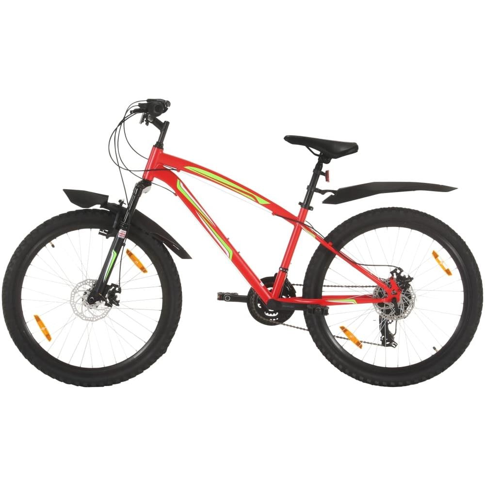 Mountain Bike 21 Speed 26"" Ruote 36 cm Rosso - Foto 1