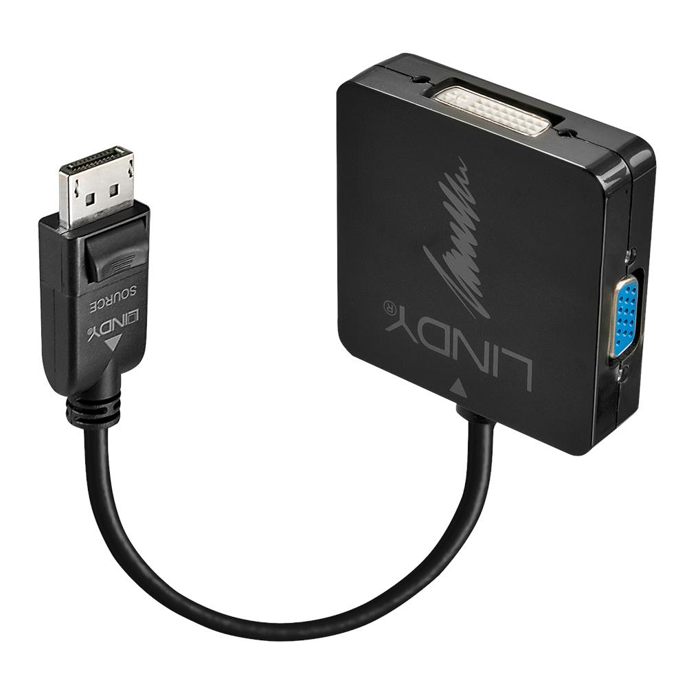 41028 Display port / HDMI VGA / DVI Nero cavo di interfaccia e adattatore - Foto 2