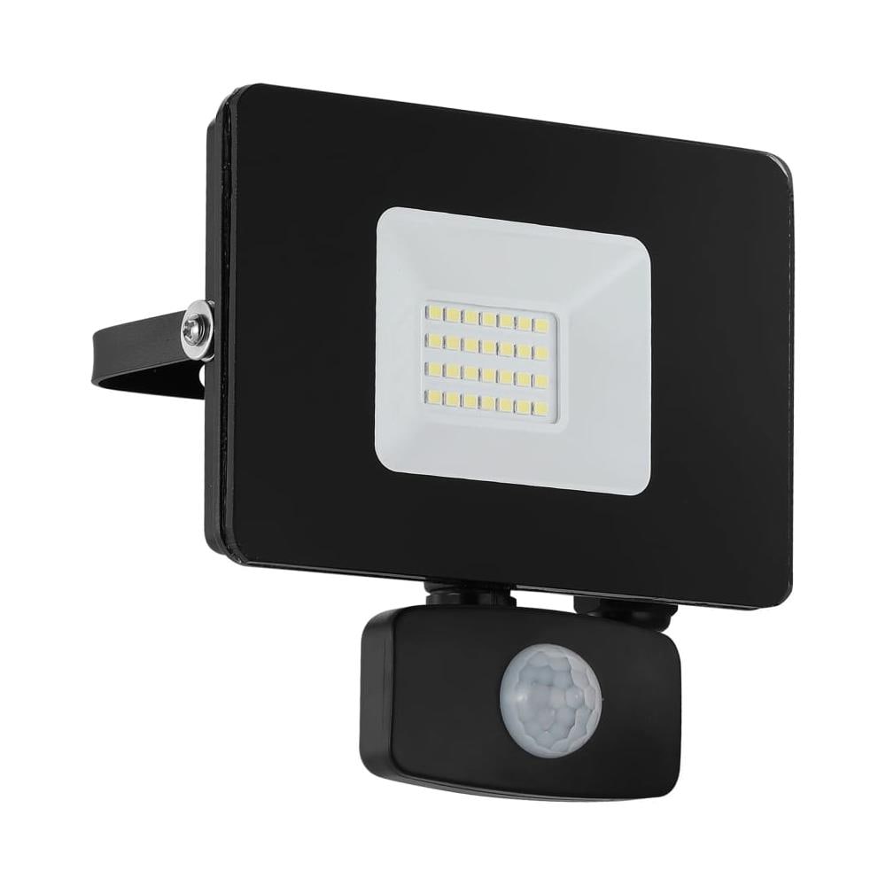 Lampada LED Sensore da Parete Esterna Faedo 3 20W 13x5x14 cm Nera - Foto 2