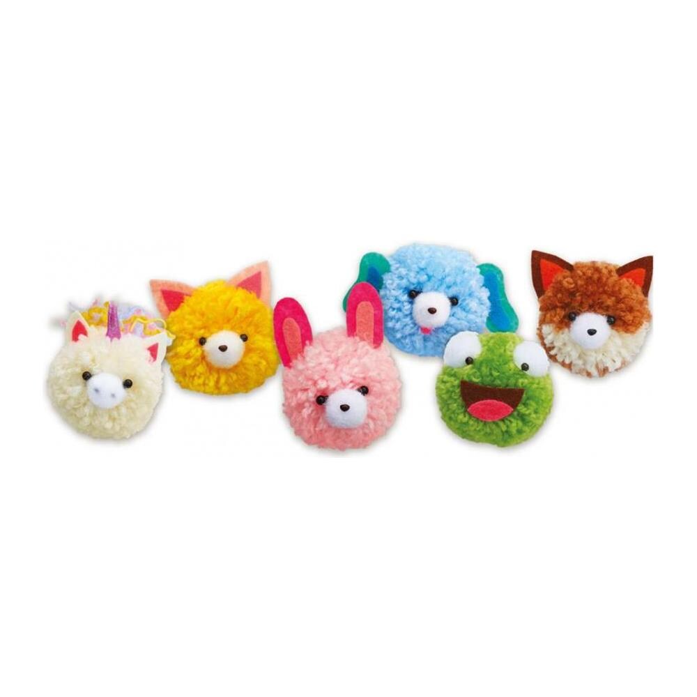 Kit Artigianale Crea I Tuoi Animali Pom Pom 6 Pezzi - Foto 2