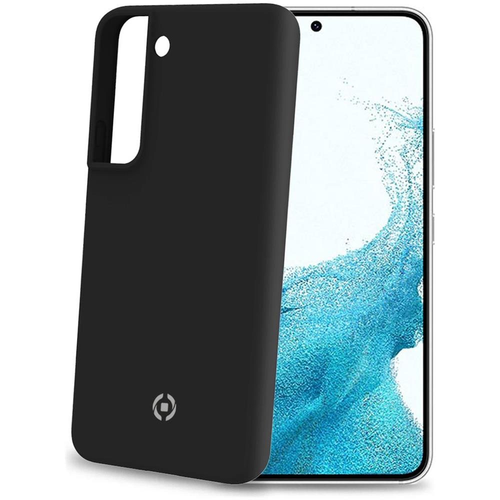 Custodia In Morbida Gomma Cromo Galaxy S22 Nera - Foto 2