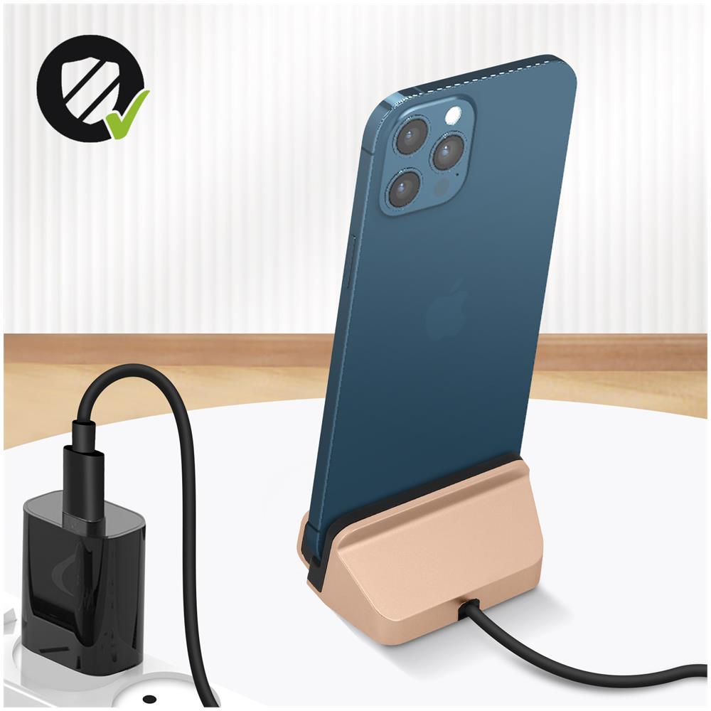Dock Di Ricarica Con Connettore Lightning, Sincronizzazione Rose Gold - Foto 5