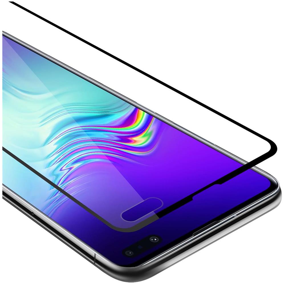 Pellicola Armatura A Schermo Intero Compatibile Con Samsung Galaxy S10 5g In Trasparente Con Nero - Vetro Temperato (tempered) Di Protezione Del Display In Durezza 9h Con 3d Touch - Foto 1