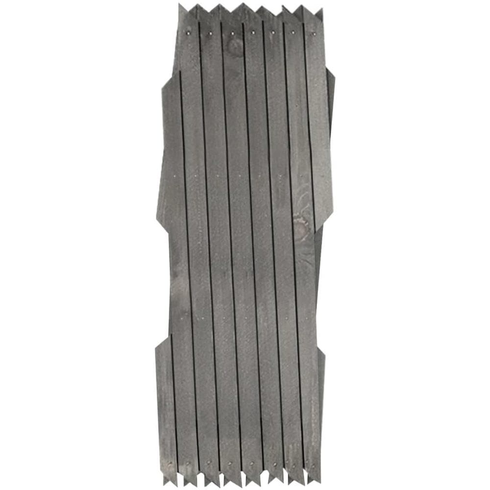 Recinzione A Traliccio 5 Pz In Massello Abete Grigio 180x30 Cm - Foto 2