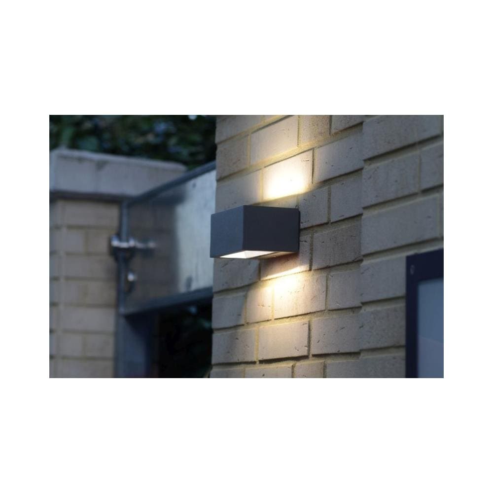 Applique Da Esterno - Alluminio - 4000k - Grigio - Foto 2