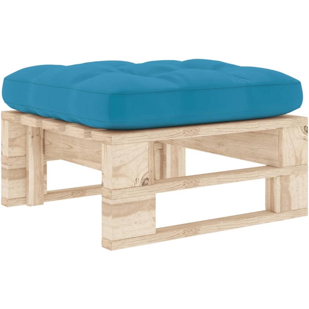 Ottomana Da Giardino Su Pallet In Legno Di Pino Impregnato - Foto 2