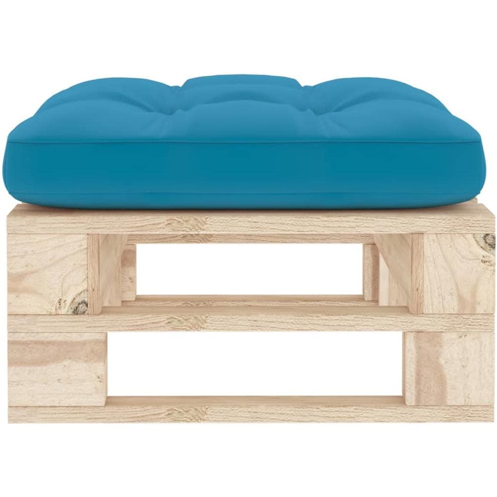 Ottomana Da Giardino Su Pallet In Legno Di Pino Impregnato - Foto 3