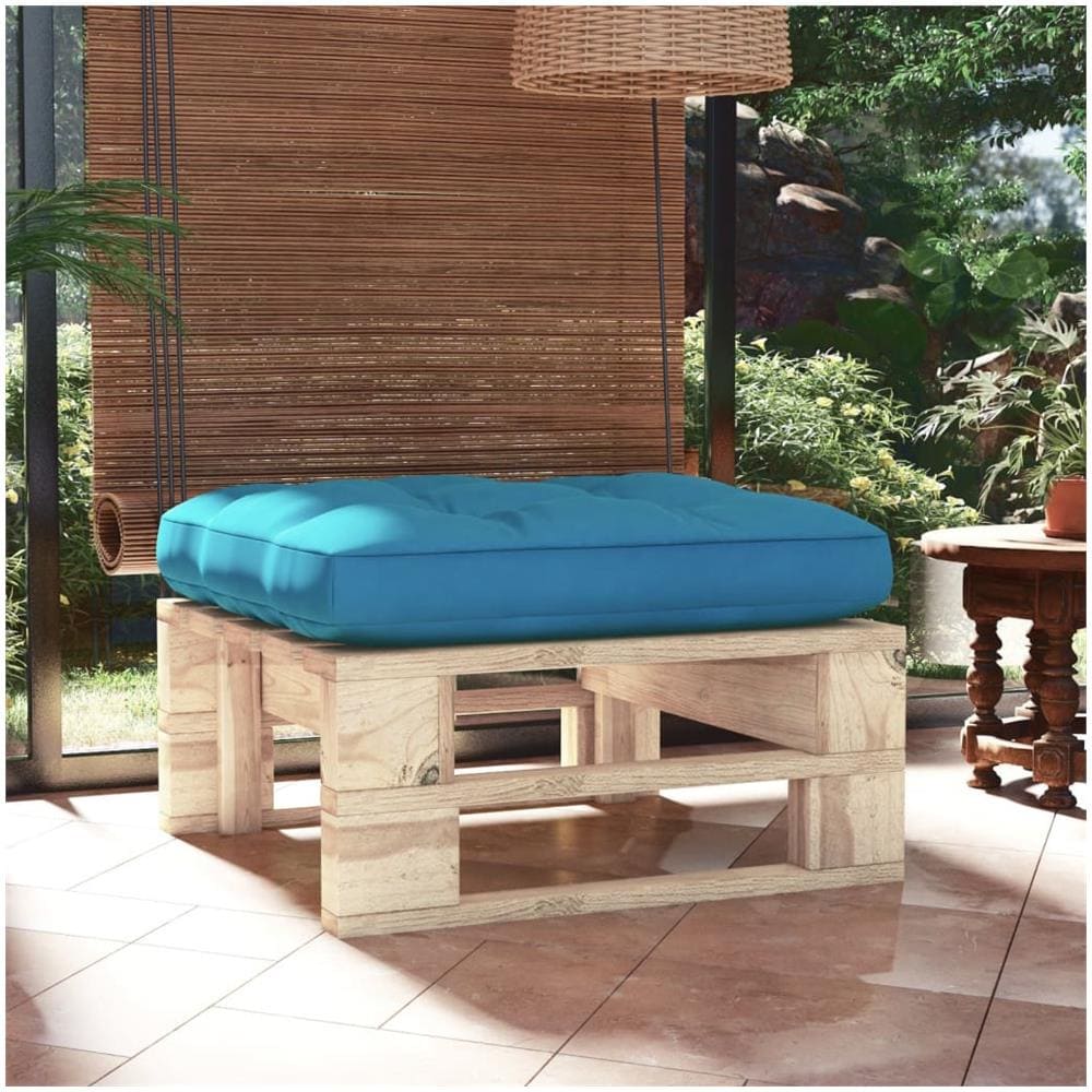 Ottomana Da Giardino Su Pallet In Legno Di Pino Impregnato - Foto 1