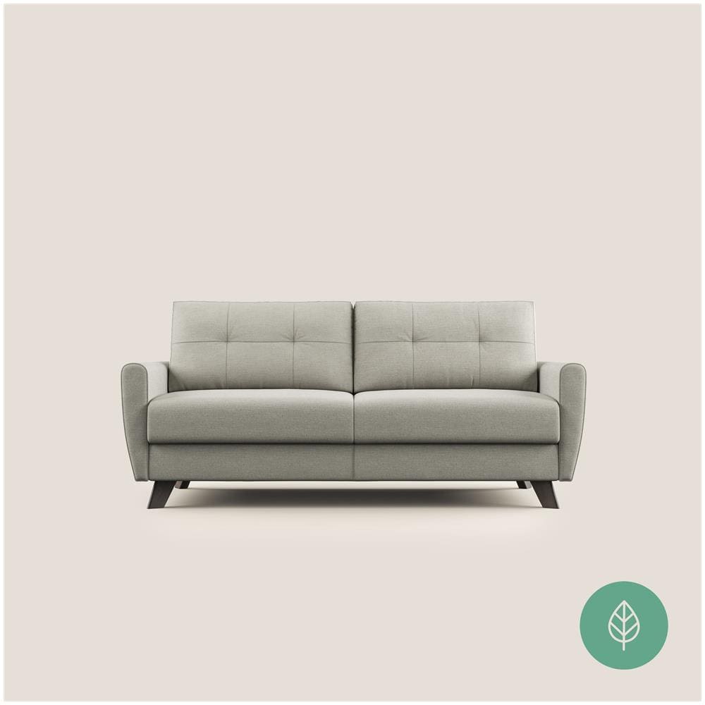 Callisto Divano Letto Matrimoniale In Tessuto Ecosostenibile Lino 168 Cm (mat. 120x197) - Foto 1