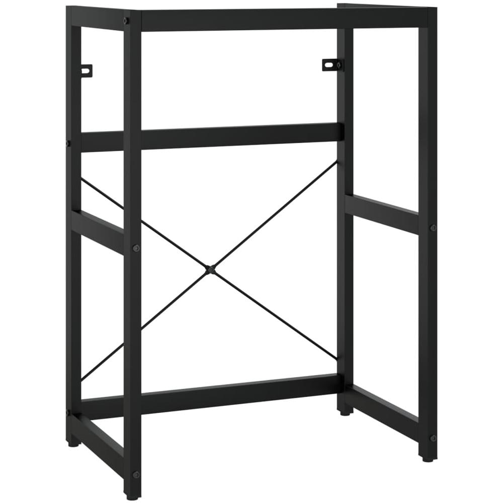Struttura Per Lavabo Da Bagno Nera 59x38x83 Cm In Ferro - Foto 2