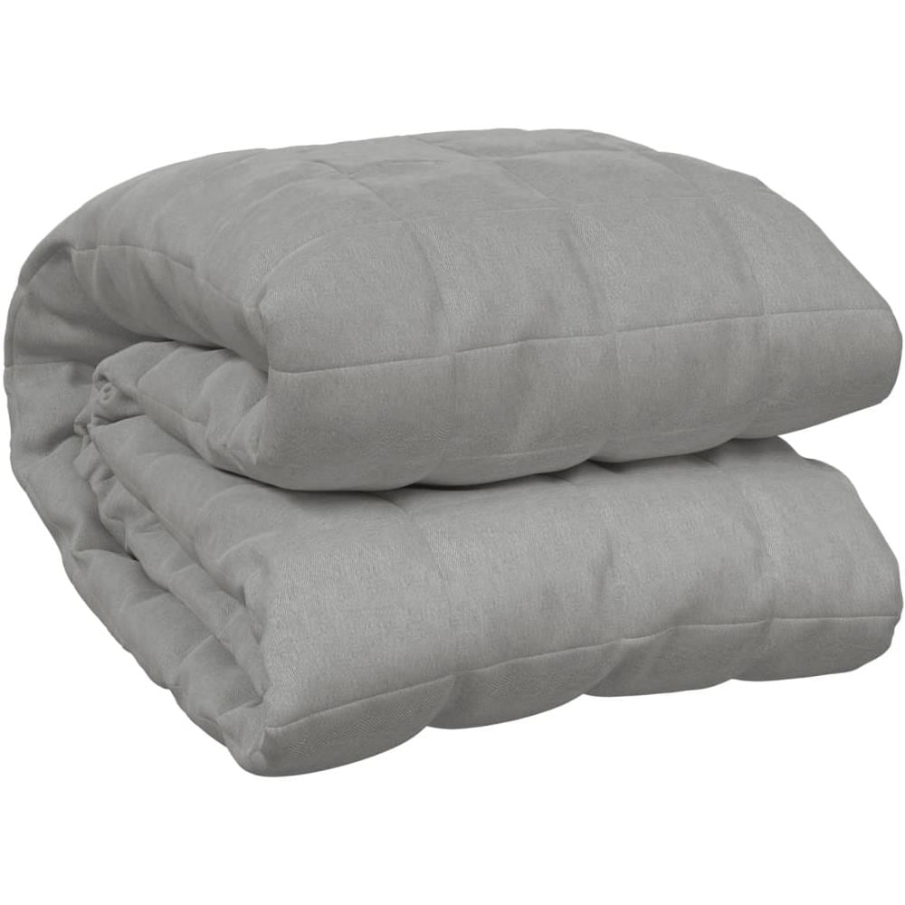 Coperta Ponderata Grigia 220x260 cm 15 kg Tessuto - Foto 3