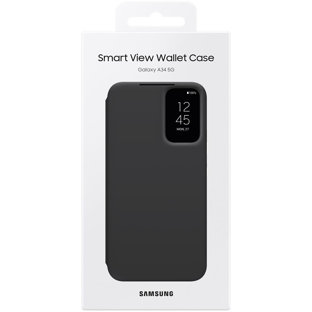 Custodia Flip case Smart View for Galaxy A34 Black - Foto 6