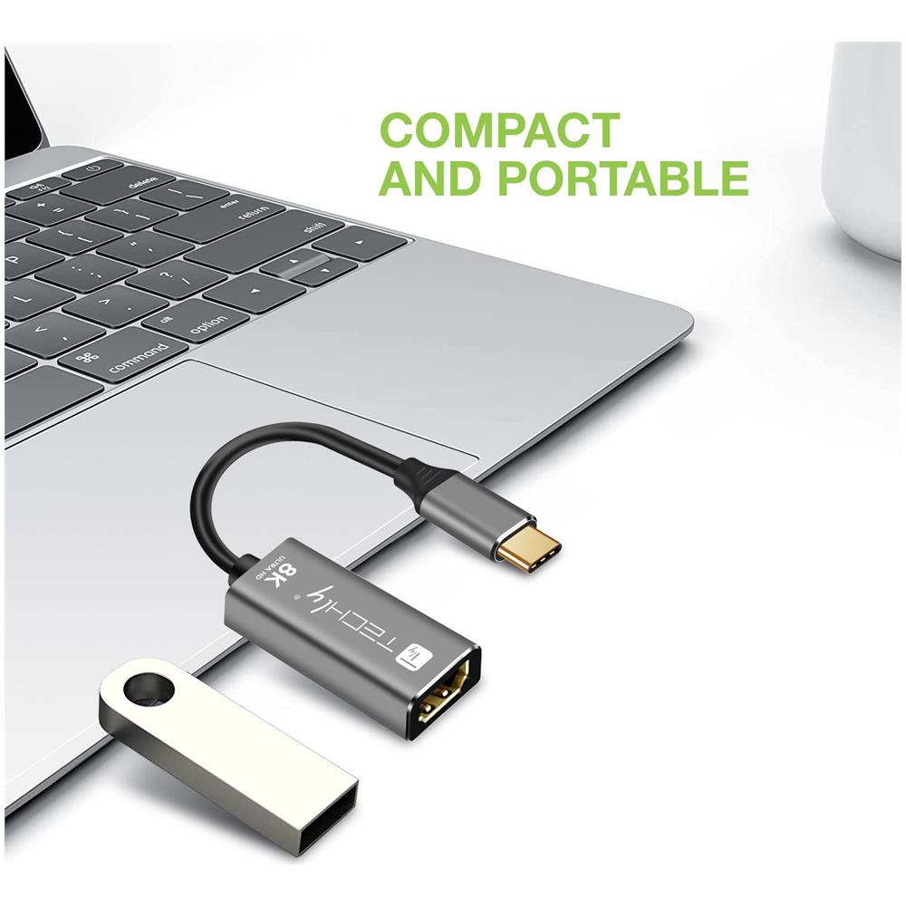 Adattatore Usb-c 3.2 A Hdmi 2.1 8k@ 60hz 15 Cm - Foto 2