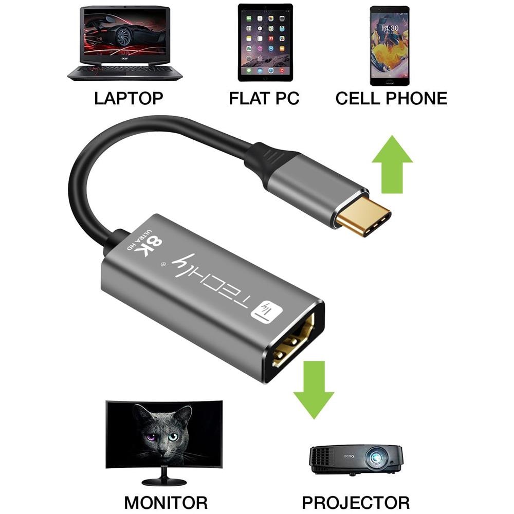 Adattatore Usb-c 3.2 A Hdmi 2.1 8k@ 60hz 15 Cm - Foto 3