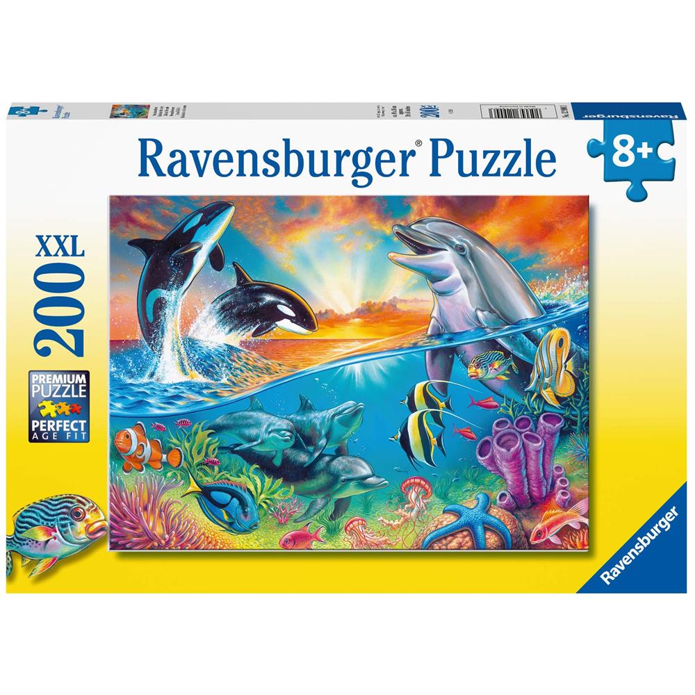 uzzle 12900 Ozeanbewohner Puzzle Da 200 Pezzi, Grigio - Foto 1