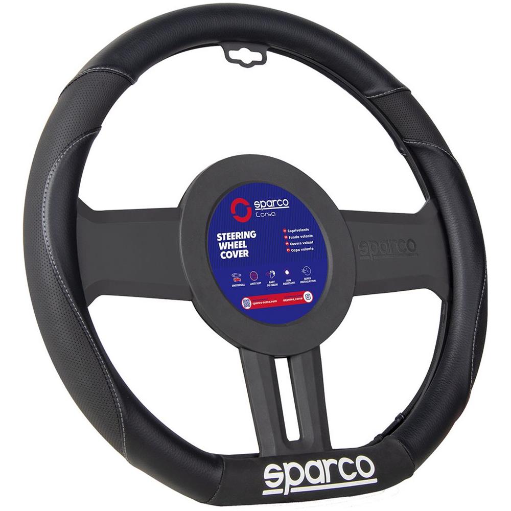 Coprivolante Per Auto Nero In Pvc Con Presa Comoda E Facile Da Installare - Foto 2