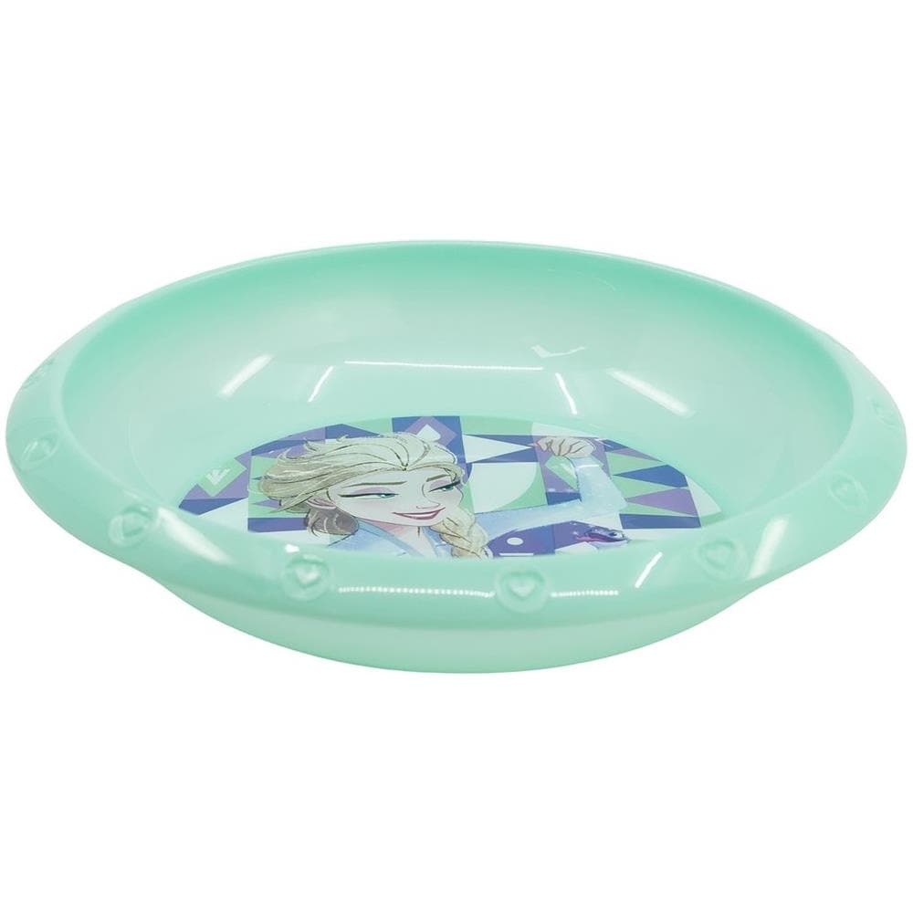 Disney Ciotola Azzurra Per Bambini In Plastica Frozen Resistente Agli Urti Accidentali E Riutilizzabile - Foto 2