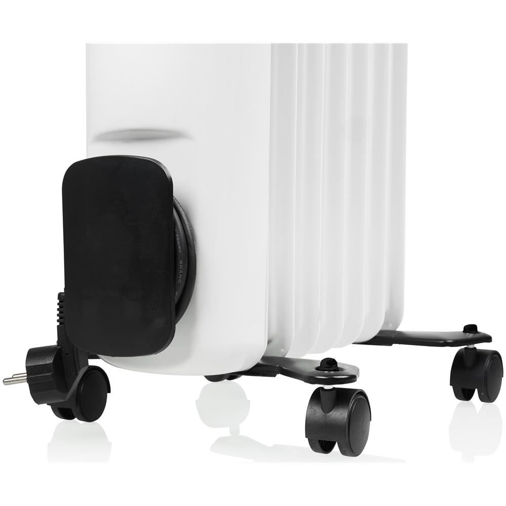 KA-5177 Stufetta elettrica Interno Nero, Bianco 1500 W Riscaldatore ambiente elettrico a olio - Foto 2