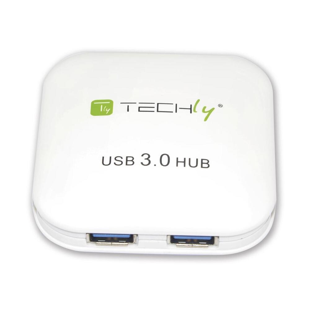 IUSB3-HUB4-WH - Hub USB 3.0 Super Speed 4 Porte Bianco - Foto 1