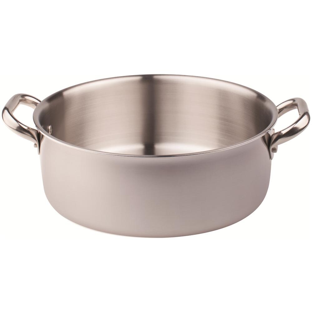 Casseruola Bassa 2 Maniglie Diametro 28 cm - Linea Alu-Inox - Foto 1