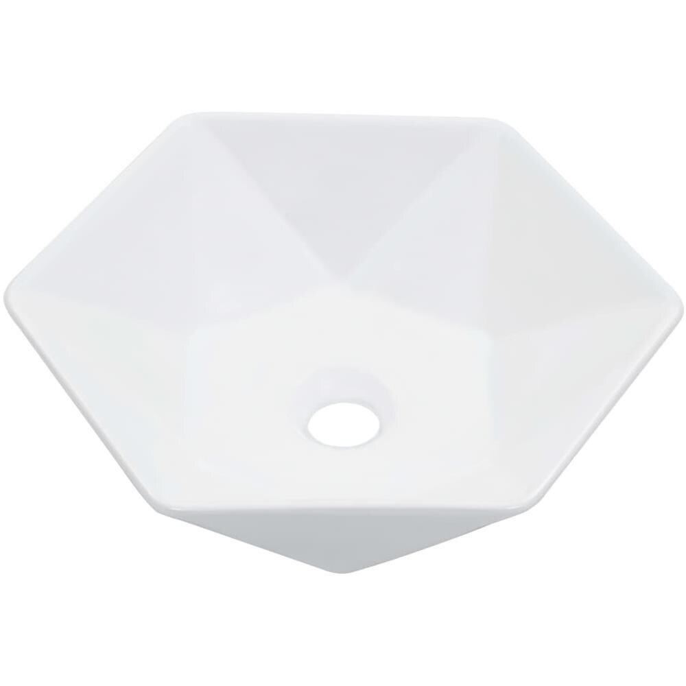 Lavandino 41x36,5x12 Cm In Ceramica Bianco - Foto 2