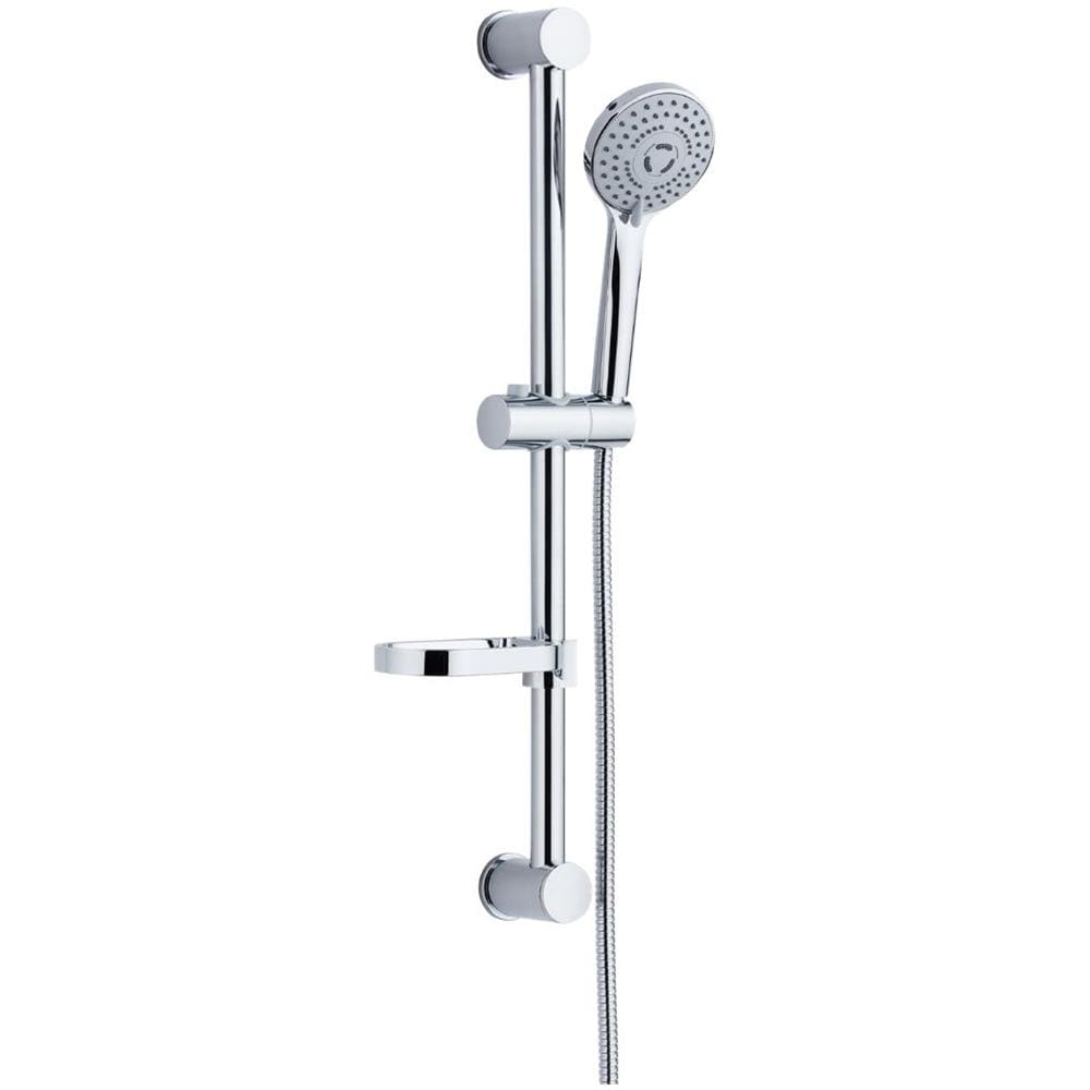 Asta Doccia Saliscendi 006 Completo Doccetta 3 Funzioni Multigetto H 65 Cm - Foto 2