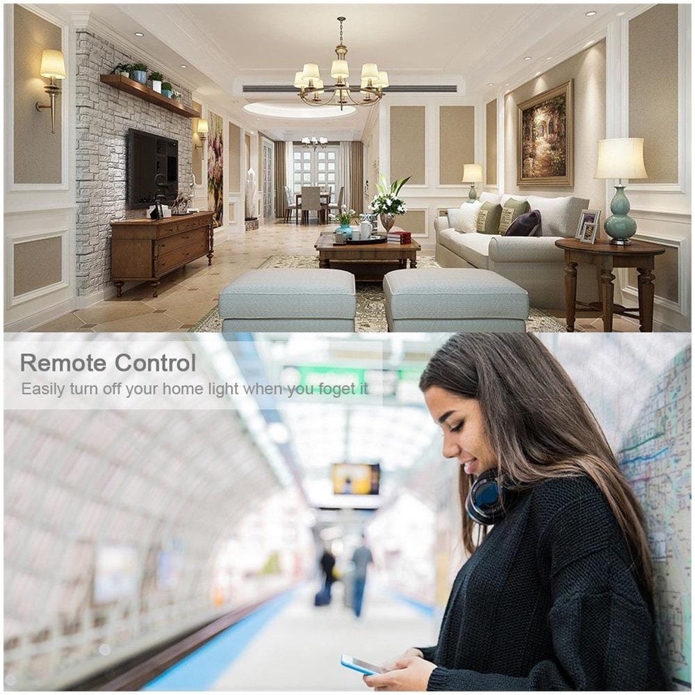 Lampada Ad Incandescenza Wifi Smart Led Rgb Multicolore E Dimmer 7.5w E27 White - Foto 8