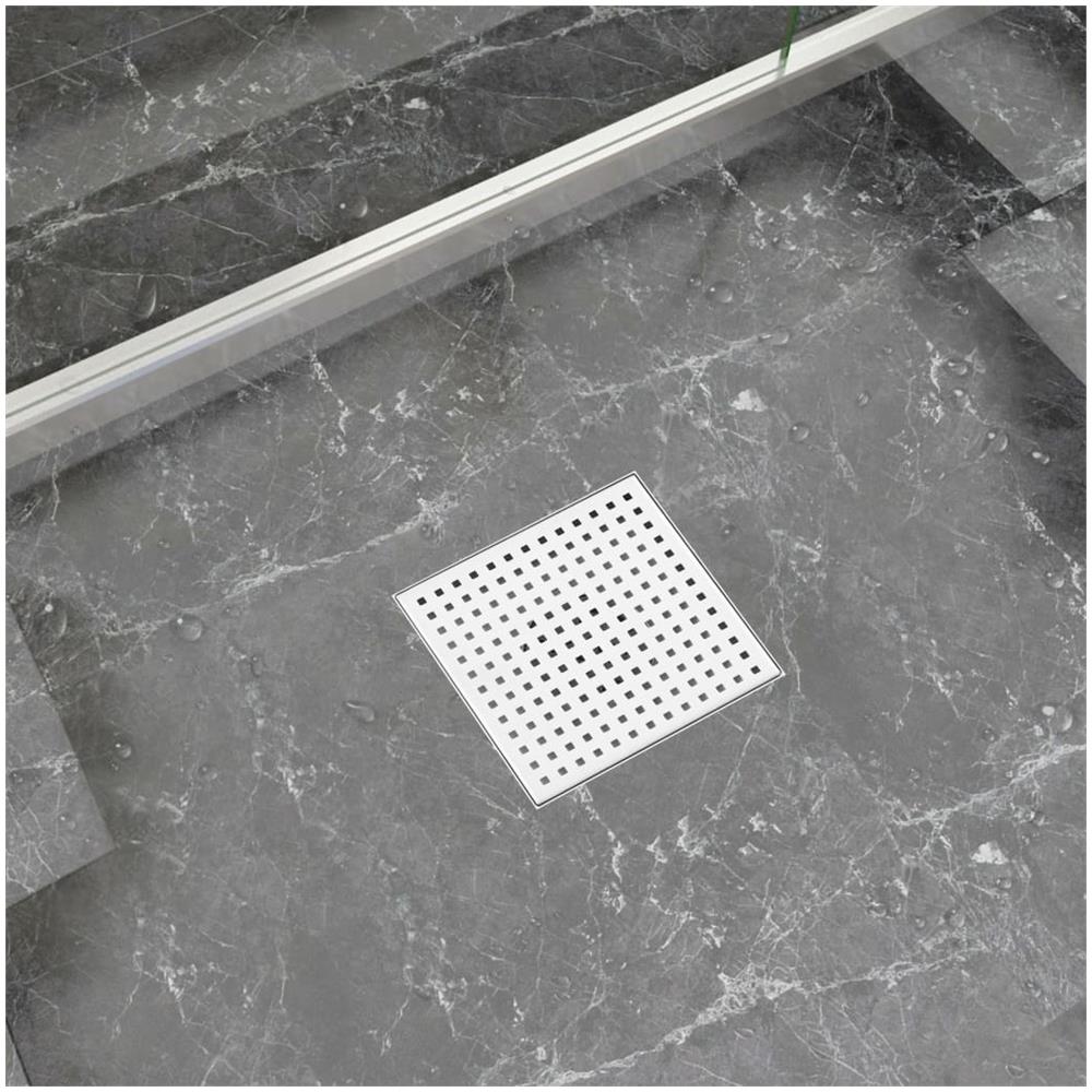 Scarico Doccia 23x23 cm in Acciaio Inossidabile - Foto 2