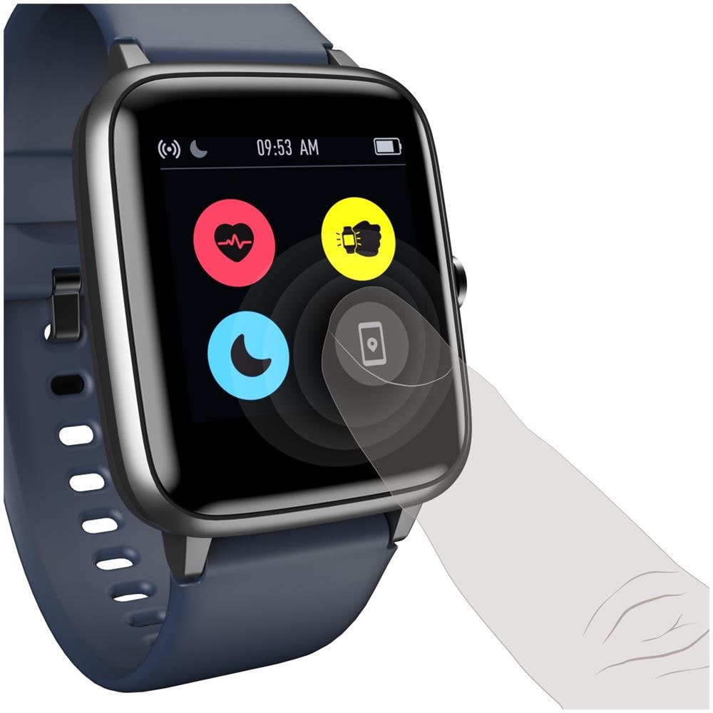 Fit Watch 4900 Lcd 3,3 Cm (1.3"") Braccialetto Per Rilevamento Di Attività Nero, Blu Ip68 - Foto 2