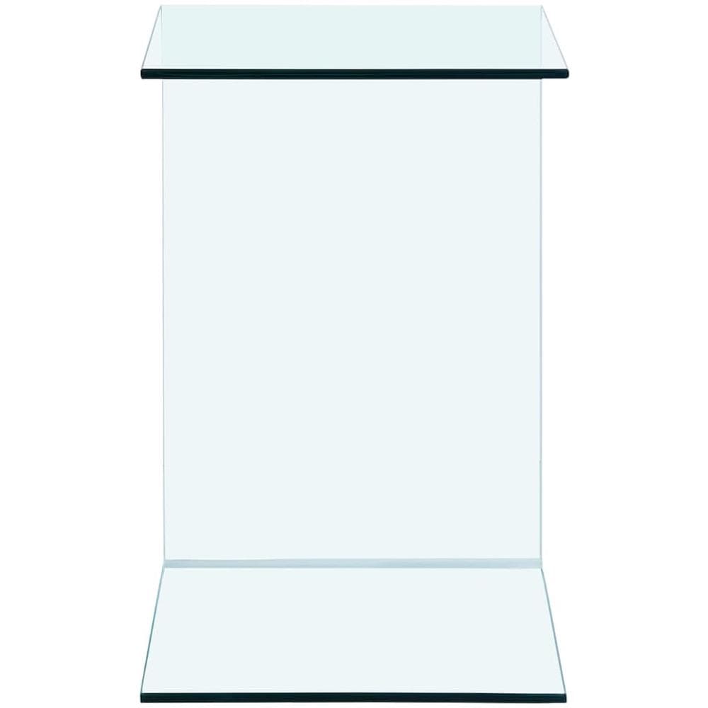 Tavolino Di Servizio 40x40x60 Cm In Vetro Temperato - Foto 3