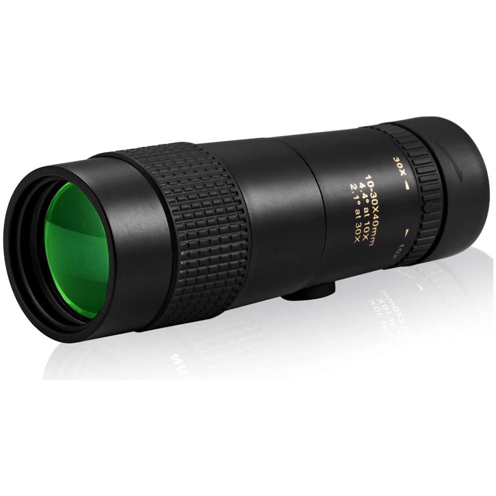 CHRONUS - Telescopio Monoculare Chronus 12x42 Hd, Con Supporto Per Smartphone E Treppiede Prisma Monoculare Bak4 Ad Alta Potenza Impermeabile Nero 7780787395119