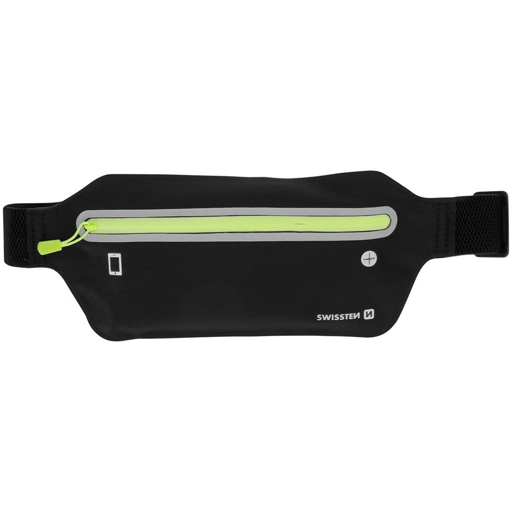 Marsupio Sportivo Universale Impermeabile Con Tasca A Zip Swissten Nero - Foto 1