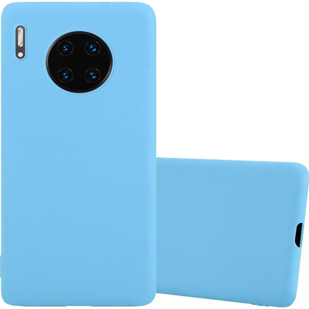 Custodia Compatibile Con Huawei Mate 30 Pro In Candy Blu - Coperchio Protettivo In Silicone Tpu Flessibile - Foto 1
