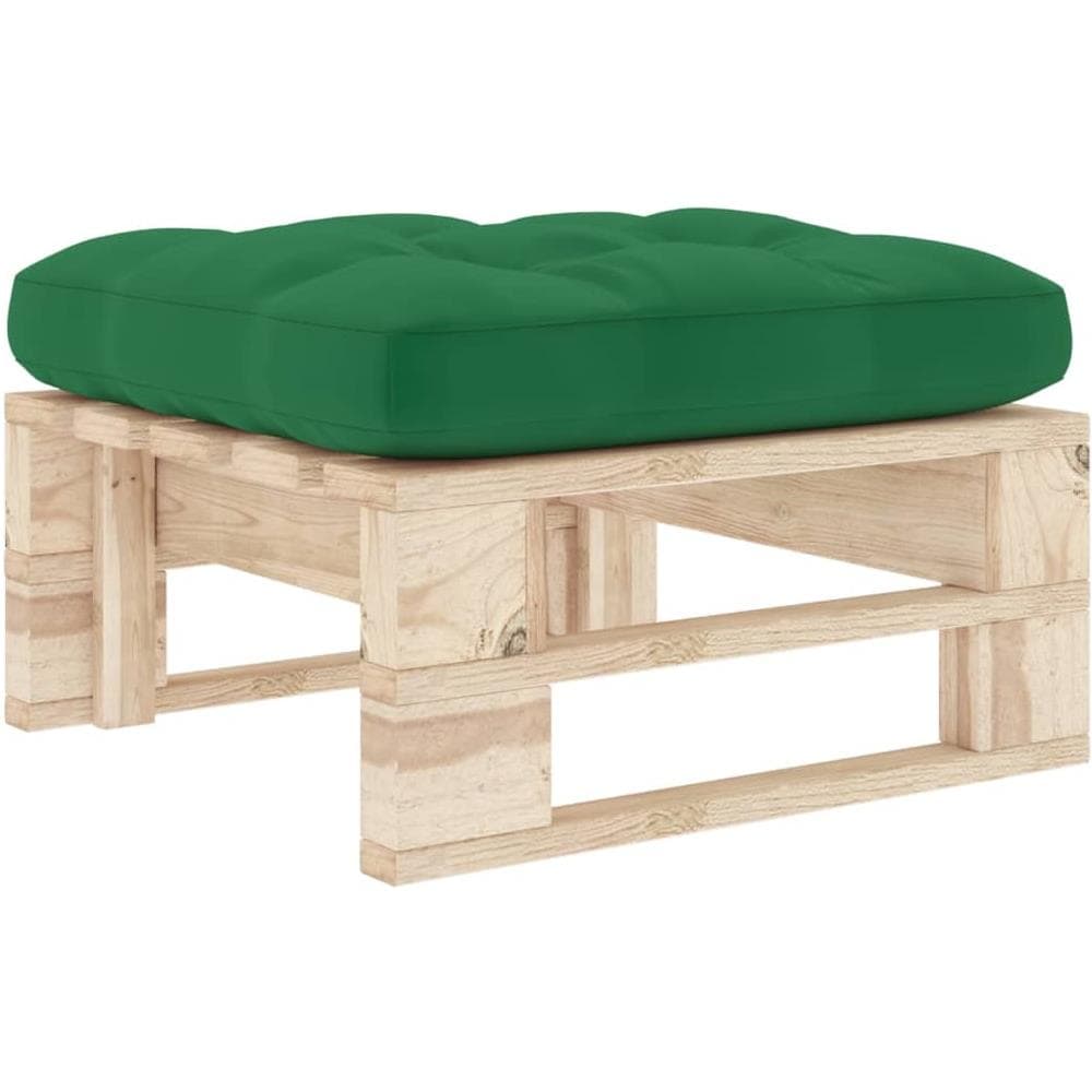 Ottomana Da Giardino Su Pallet In Legno Di Pino Impregnato - Foto 2