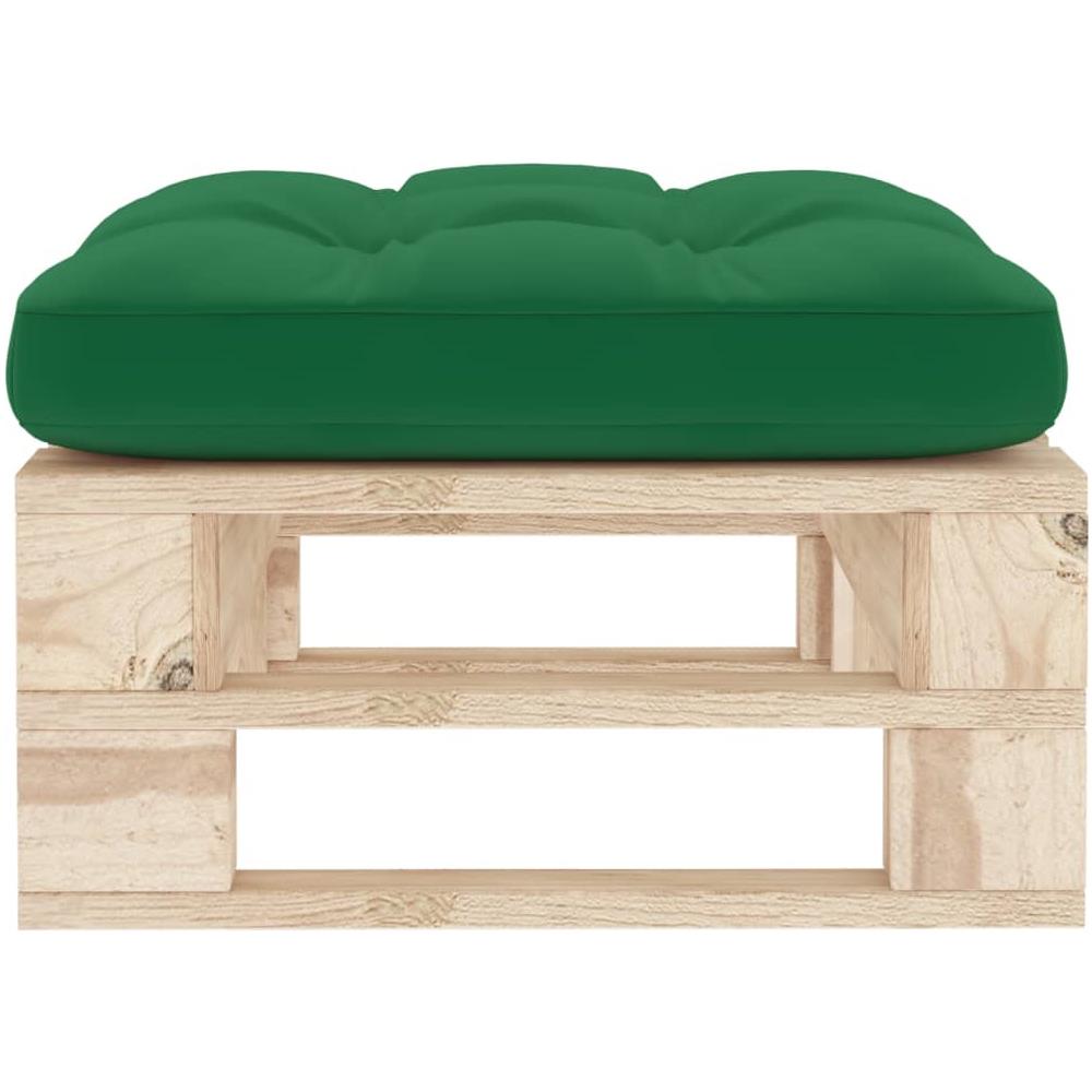 Ottomana Da Giardino Su Pallet In Legno Di Pino Impregnato - Foto 3