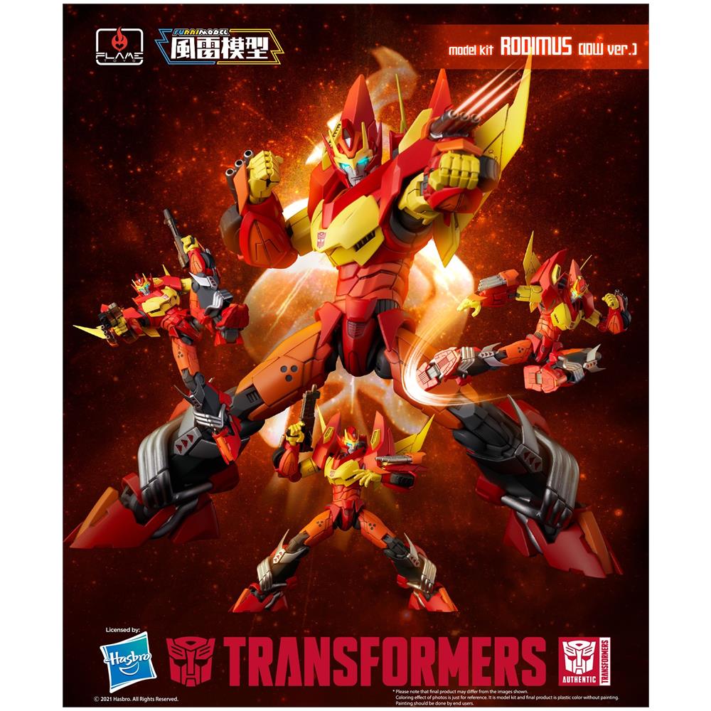 Flame Toys Model Kit Series Transformers Rodimus Idw Version - Foto 1