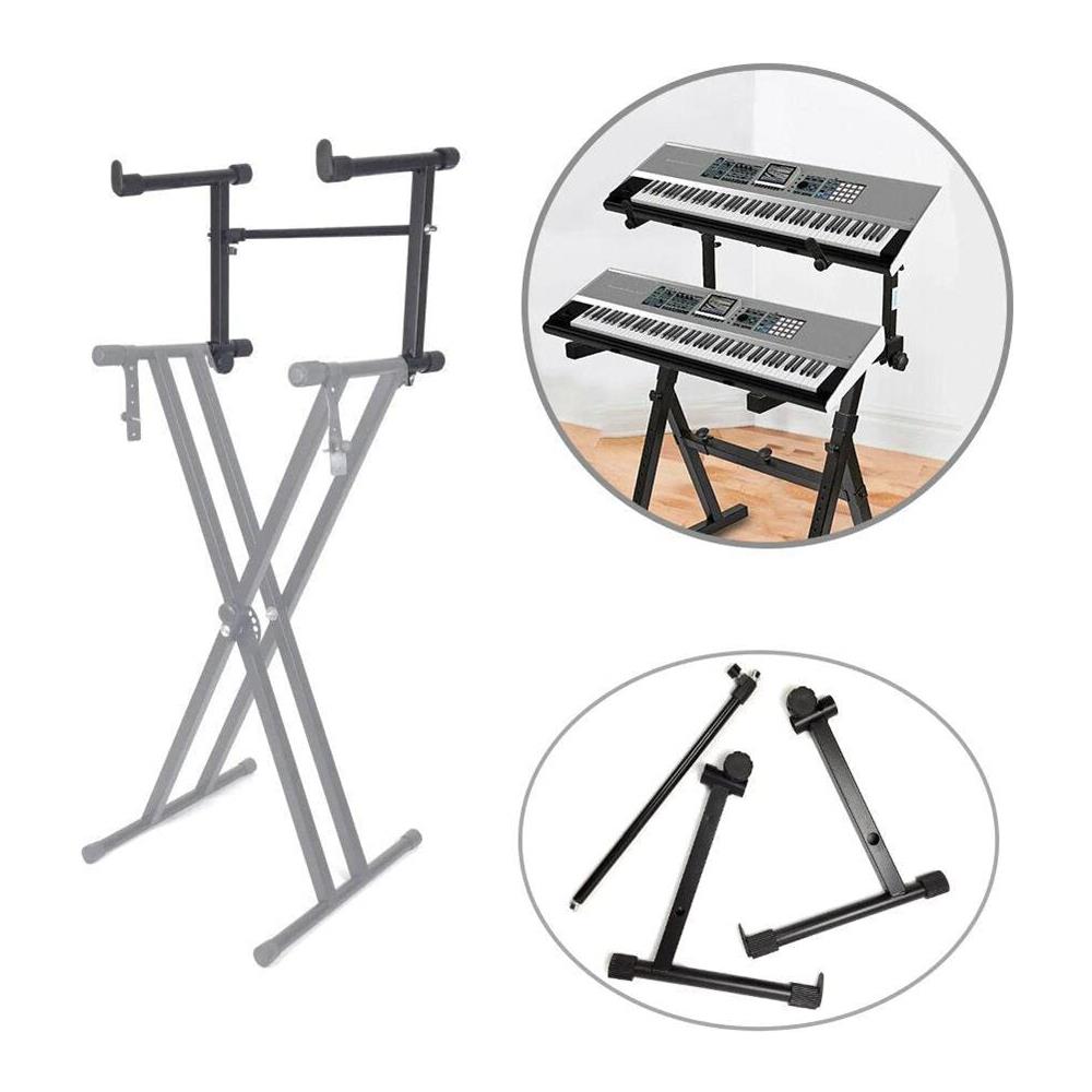 Supporto Per Tastiera QWORK Regolabile - 7 Livelli Altezza, Struttura A X, Per Pianoforti Elettrici - Foto 3