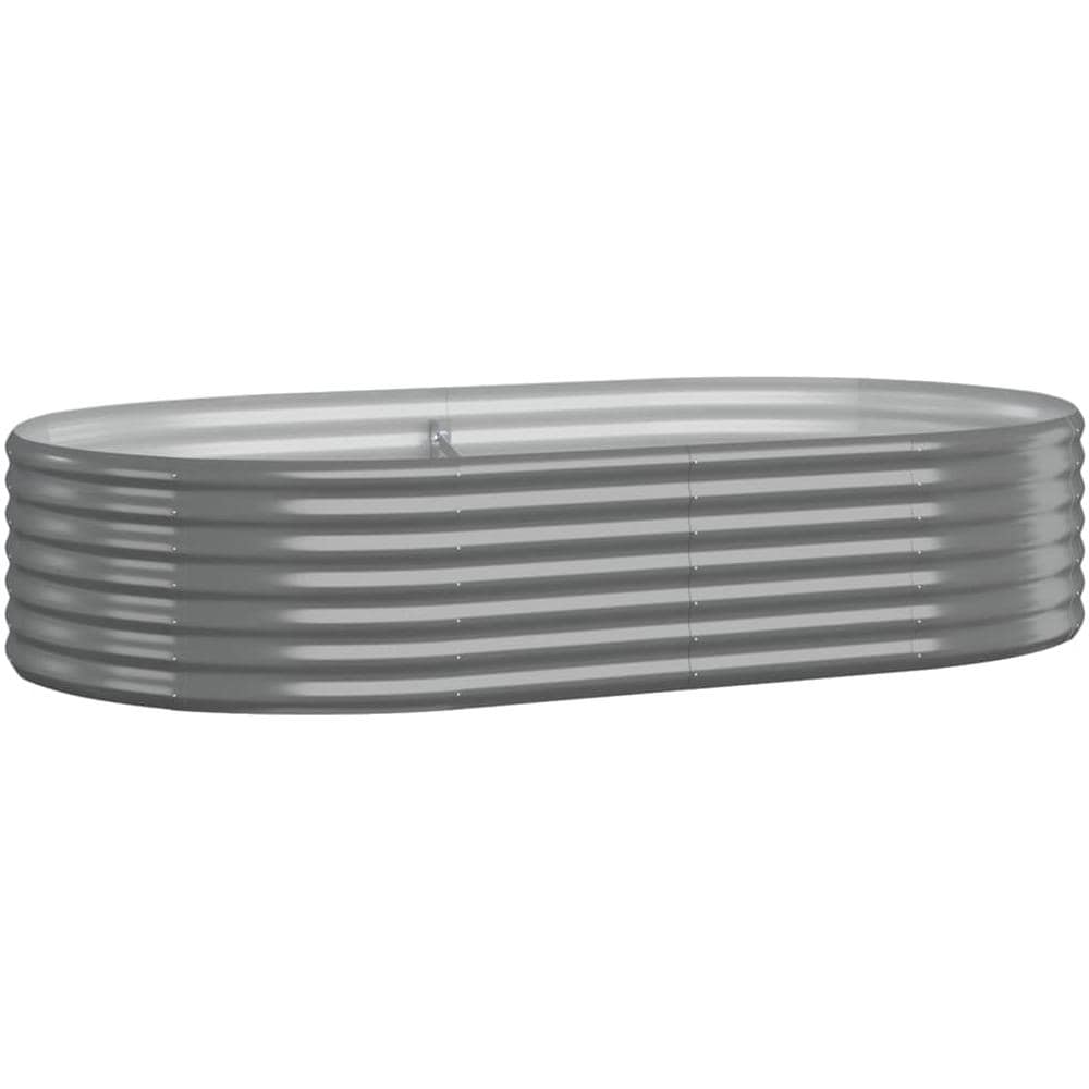 Letto Giardino Acciaio Verniciato a Polvere 175x100x36cm Grigio - Foto 1