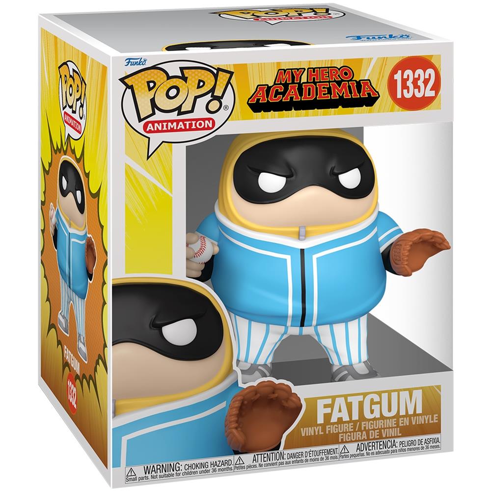 My Hero Academia Hlb Super Sized Jumbo Pop! Vinyl Figure Fatgum (baseball) 15 Cm - Foto 2