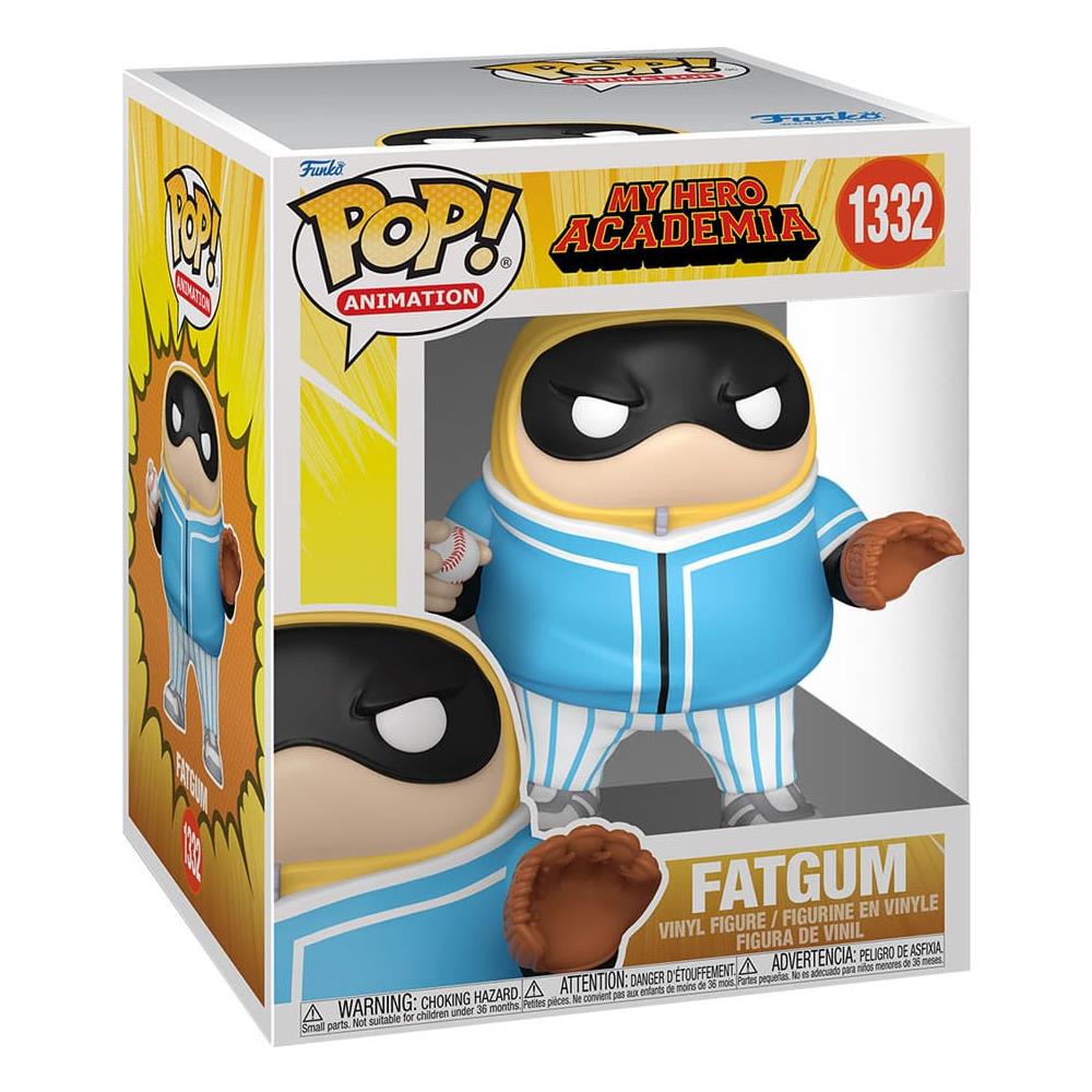 My Hero Academia Hlb Super Sized Jumbo Pop! Vinyl Figure Fatgum (baseball) 15 Cm - Foto 1