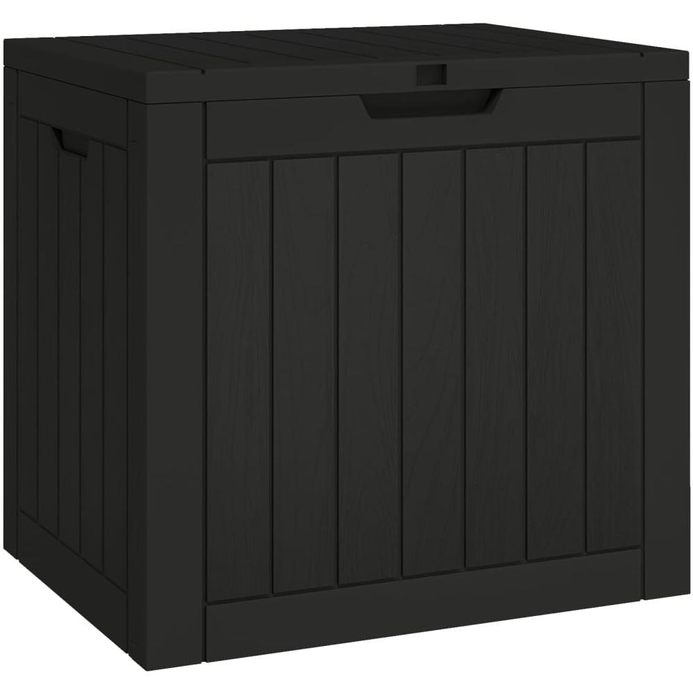 Contenitore Giardino Nero 55,5x43x53 cm Polipropilene - Foto 2