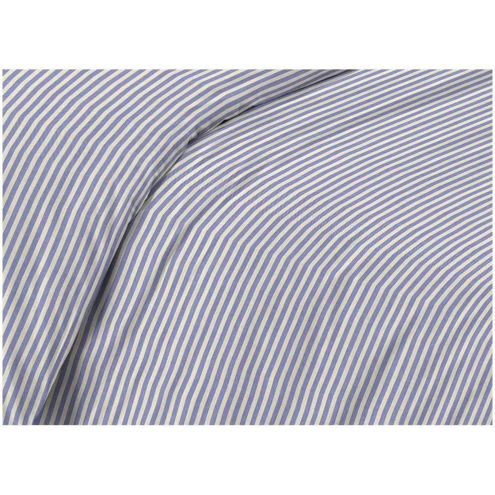 Sacco Copripiumino Piumone Letto In 100% Cotone Made Italy Vari Disegni Rp 2 Piazze Bastoncino Blu - Foto 2