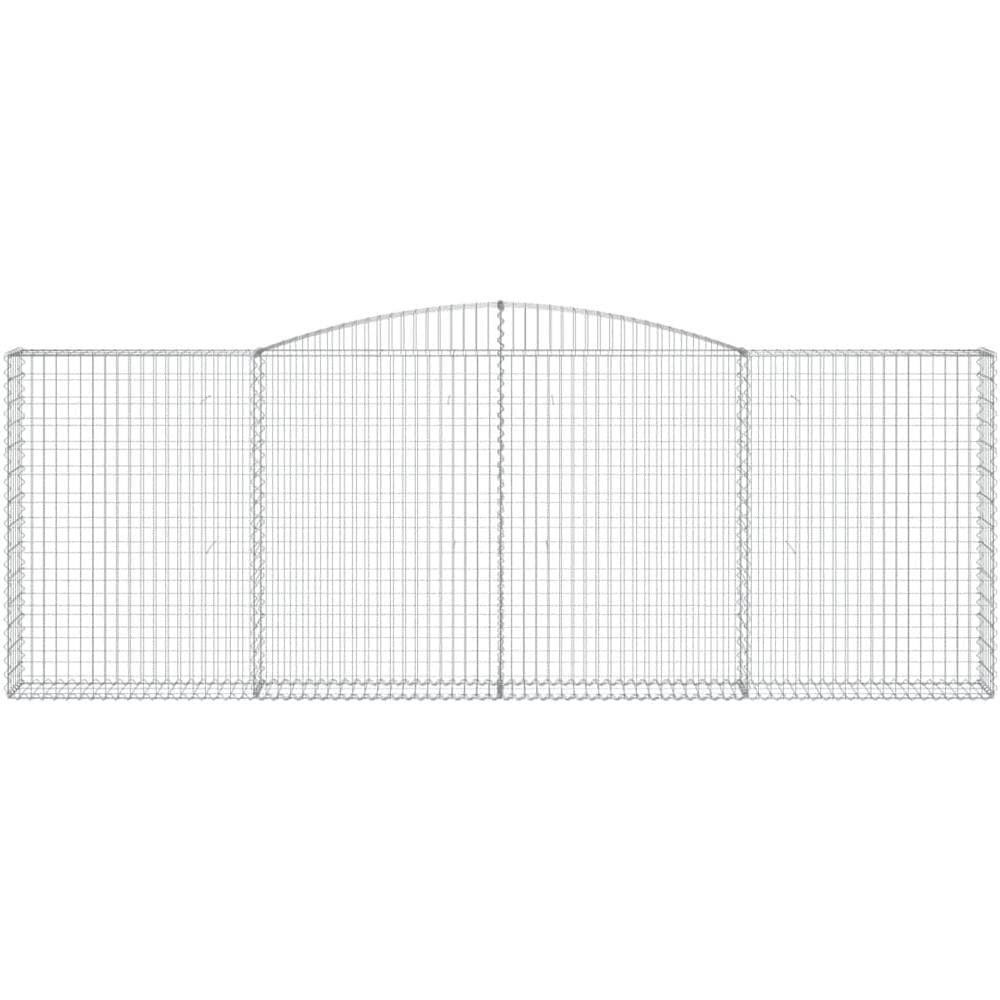 Cesto Gabbione Ad Arco 400x30x140/160 Cm Ferro Zincato - Foto 3